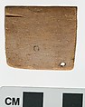 Ivory label incised with an early hieroglyph that may be the image of a bundle of arrows, Wood, ink